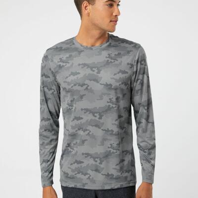 Unisex Pompano Performance Camo Long Sleeve T-Shirt Thumbnail