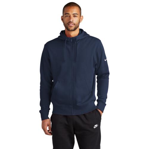 Club Fleece Sleeve Swoosh Full Zip Hoodie Thumbnail