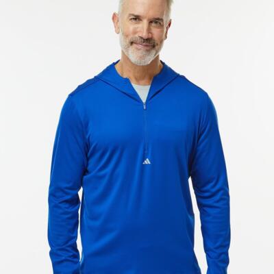 Men's Lightweight Quarter-Zip Hooded Pullover Thumbnail