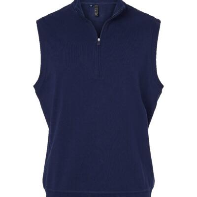 Men's Club Quarter-Zip Vest Thumbnail