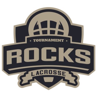 Rocks Tournament Lacrosse Logo Template Thumbnail
