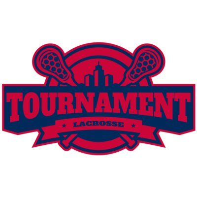Tournament Lacrosse Logo Template Thumbnail