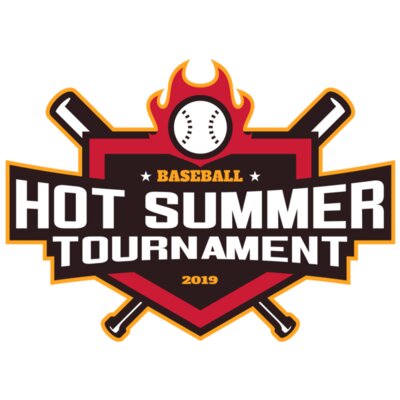 Hot Summer Tournament Baseball logo 01 Thumbnail