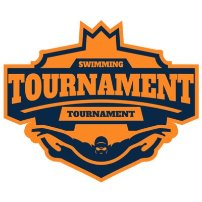 Swimming Tournament logo template Thumbnail