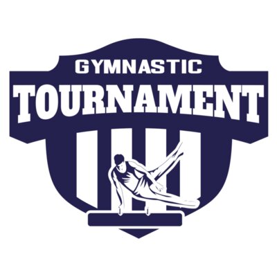 Gymnastic Tournament logo template Thumbnail