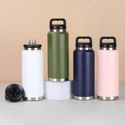 20 oz Stainless Steel Bottle with Chug Cap Thumbnail