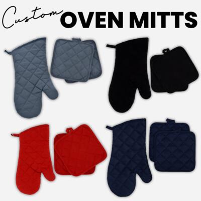 Custom Oven Mitt Set Thumbnail