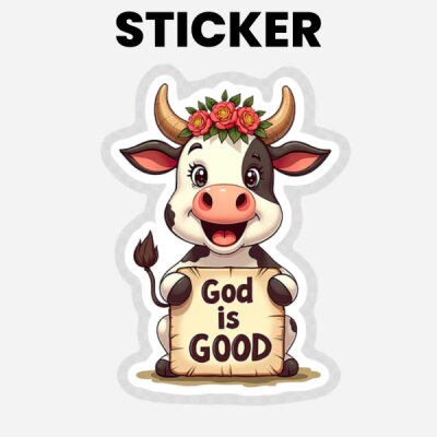 Cow Sticker Thumbnail