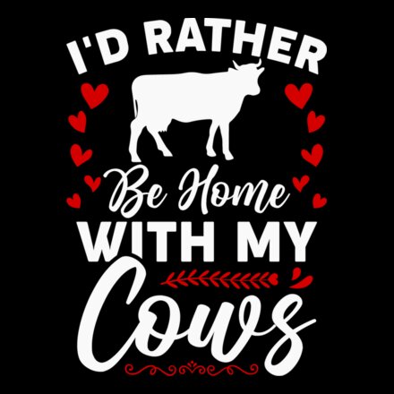 I'd Rather Be With Cows Thumbnail