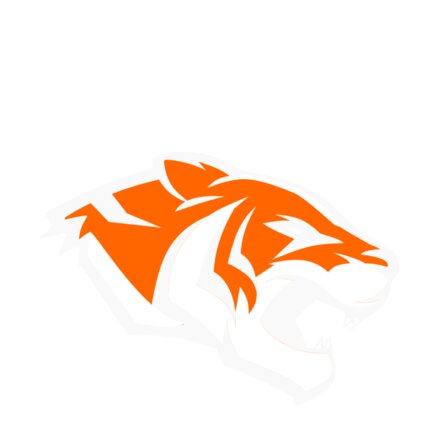 MACA TIGERS ALL WHITE WITH ORANGE Thumbnail