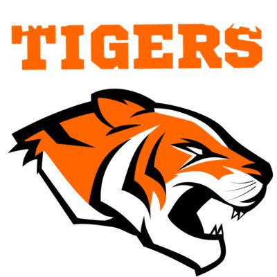 Morris Area Tigers all white words just orange on tiger all else white Thumbnail