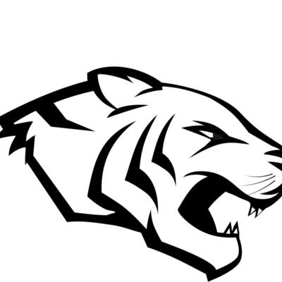 Tiger BLACK and WHITE   White outline letters TIGER Thumbnail