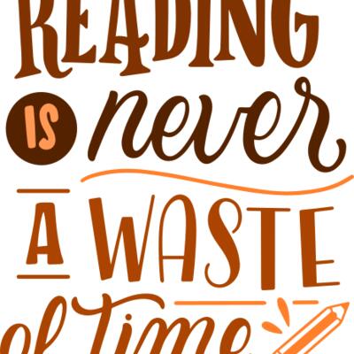 reading is never a waste of time Thumbnail