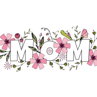 MOM with flowers Thumbnail