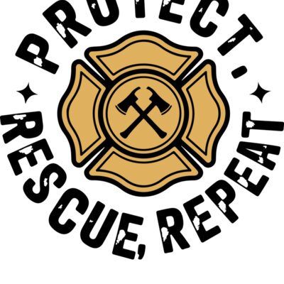 Protect Rescue Repeat Firefighter Shirt Thumbnail