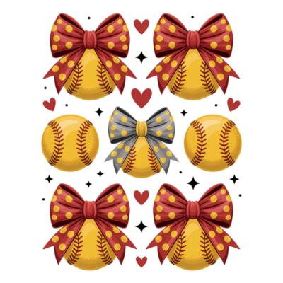 Softball Game Day Png  Softball Bow Png Thumbnail