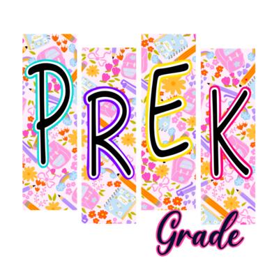 pre k grade floral Thumbnail