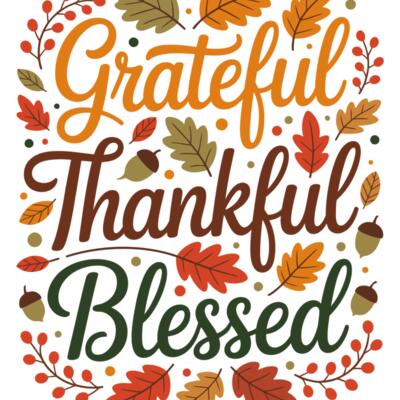 Grateful Thankful Blessed Thanksgiving  1  Thumbnail
